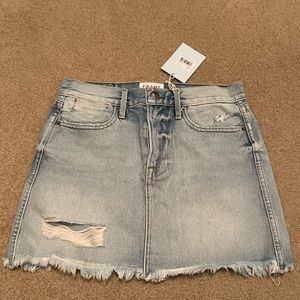 Frame Denim Skirt